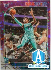2020 NBA Hoops Premium Stock Purple Disco Prizm Jalen McDaniels #246 Hornets RC